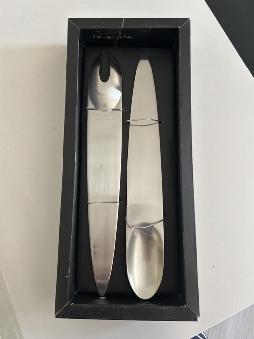Cubiertos para ensalada Nedda – besteksets, Metal, rvs (photo 2 of 5)