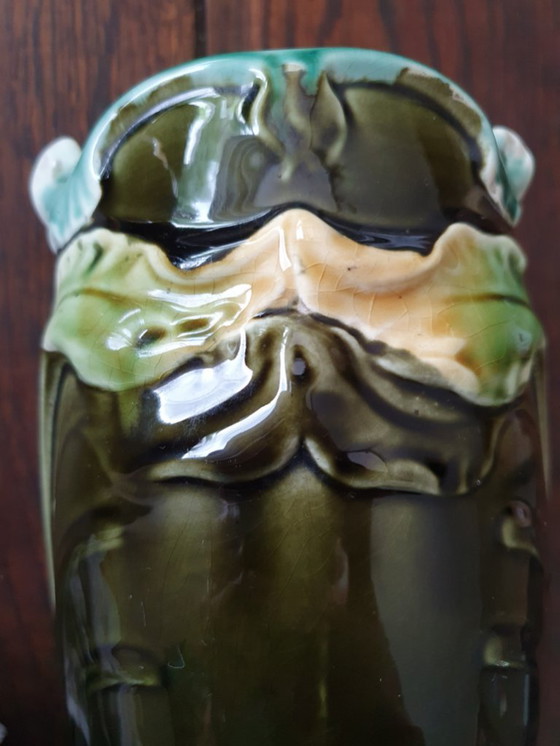 Image 1 of Antike Vase Gustave De Bruyn Jugendstil 29 cm Sehr guter Zustand