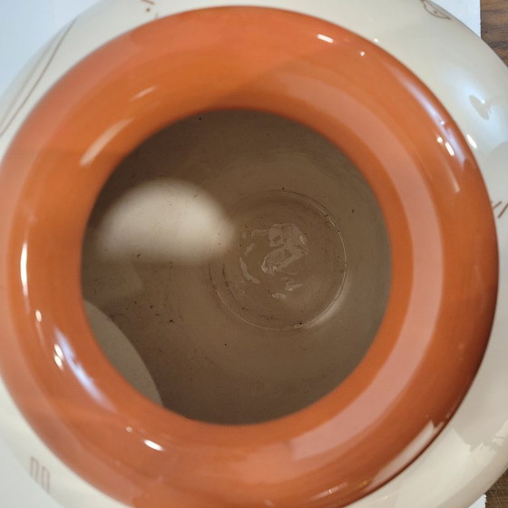 Image 1 of Vase design animals, ceramic, 80's - France