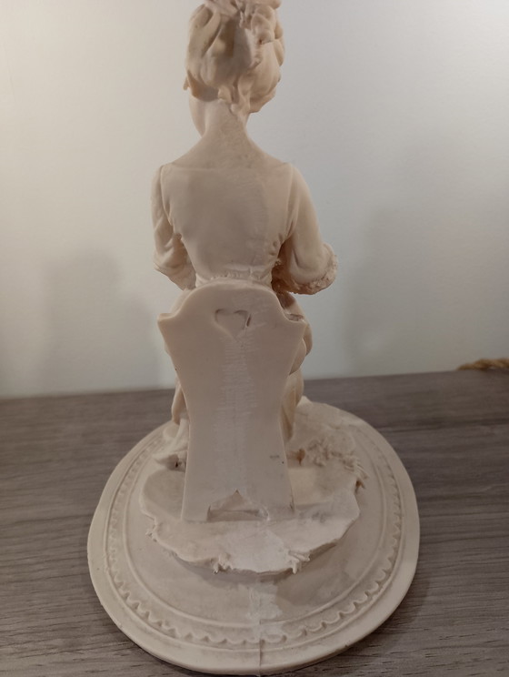 Image 1 of Rare sculpture la leçon LG BENACCHIO triade signature et logo ancre excellent etat