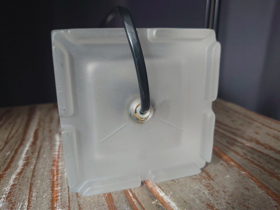 Image 1 of Vintage Nachtmann Leuchten glazen kubus tafellamp