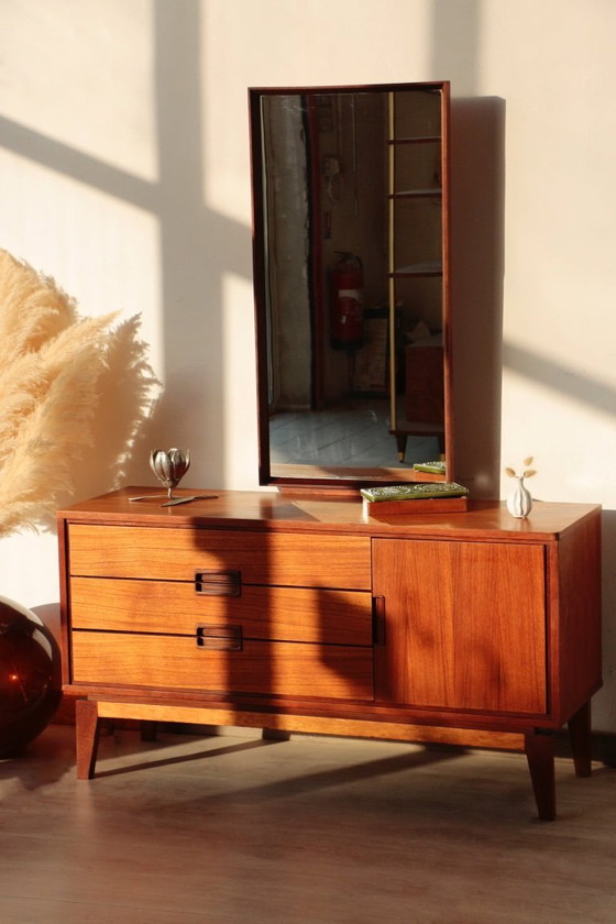 Image 1 of Restored Vintage Teak Dressing Table from the 1960s
