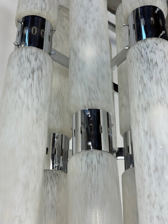 Image 1 of Lampadario italiano 1970 di Aldo NASON per Mazzega