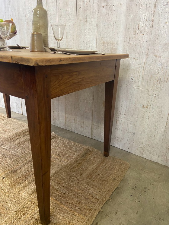 Image 1 of Antique farmhouse table 133x76cm