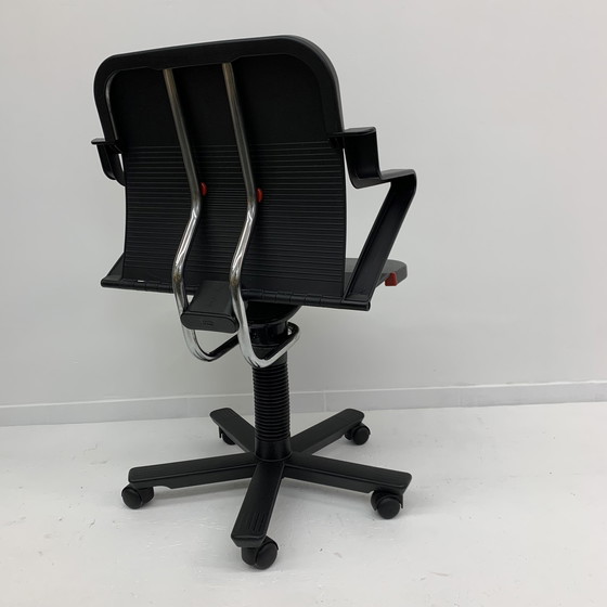 Image 1 of Post Modern Design Italian Desk Chair by Roberto Lucci and Paolo Orlandini for Lamm Italy, 1980’s