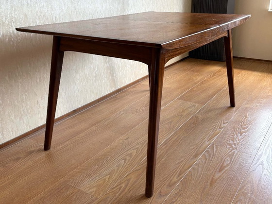 Image 1 of Mid - Century Teak Dining Table (1963) - Handmade & Extendable