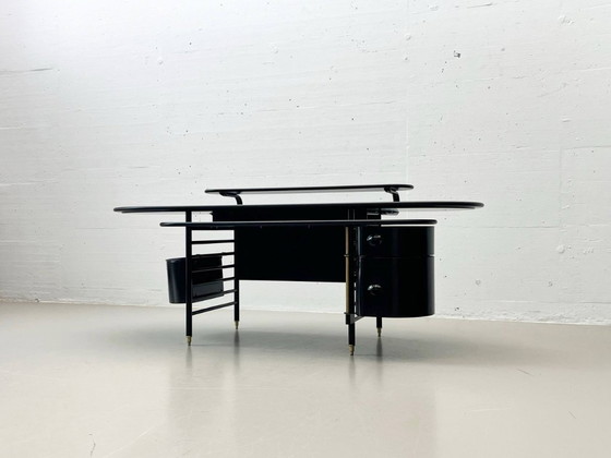 Image 1 of Johnson Wax desk model 617 by Frank Lloyd Wright for Cassina, 1992s