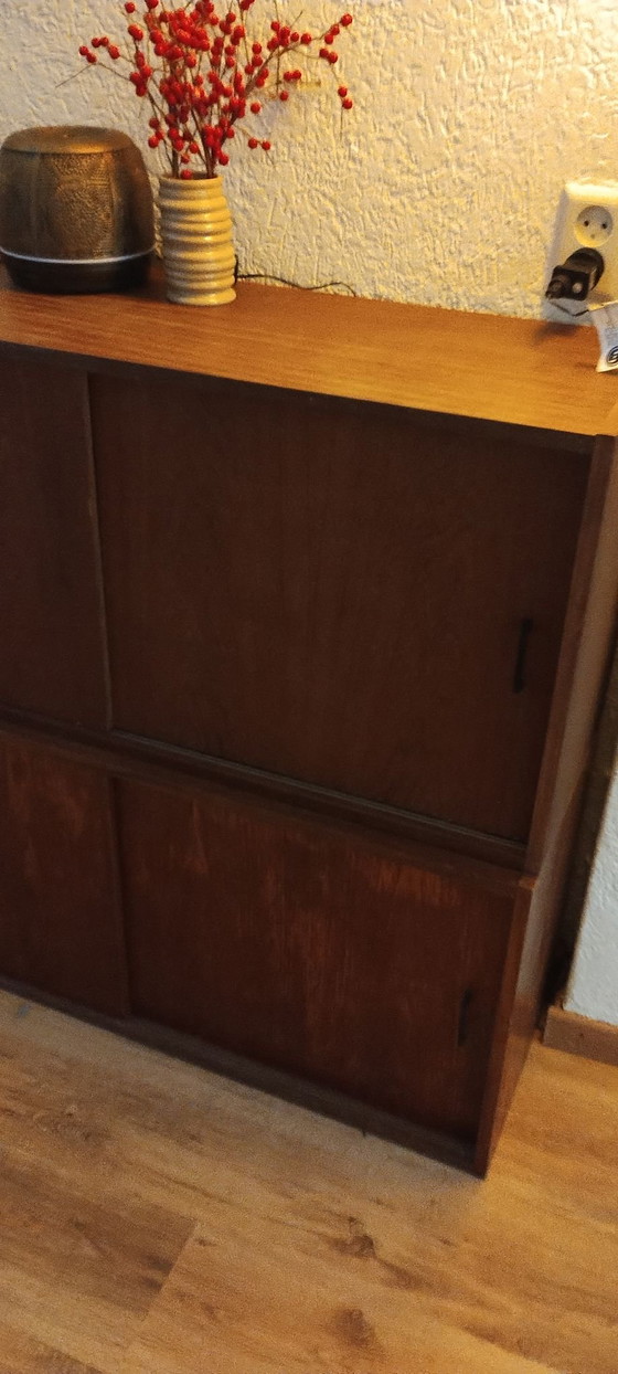 Credenza vintage Simpla lux, Credenze alte, Legno, Marrone (foto 5 di 10)