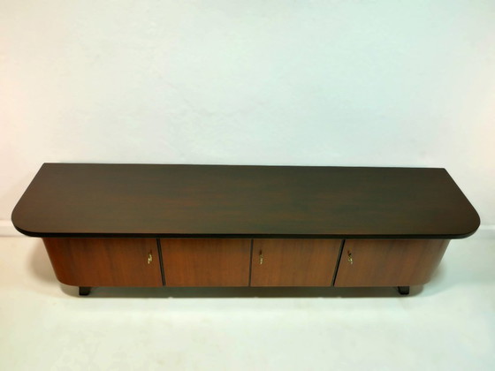 Image 1 of Vintage 210 cm lowboard from the 1960s, Mid Century sideboard, TV board