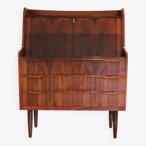 Mahogany desk, Norway, 60's.