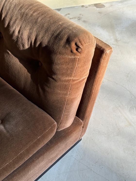 Image 1 of Gruppo di divani in velluto marrone di Paolo Caliari per Cassina, anni '60