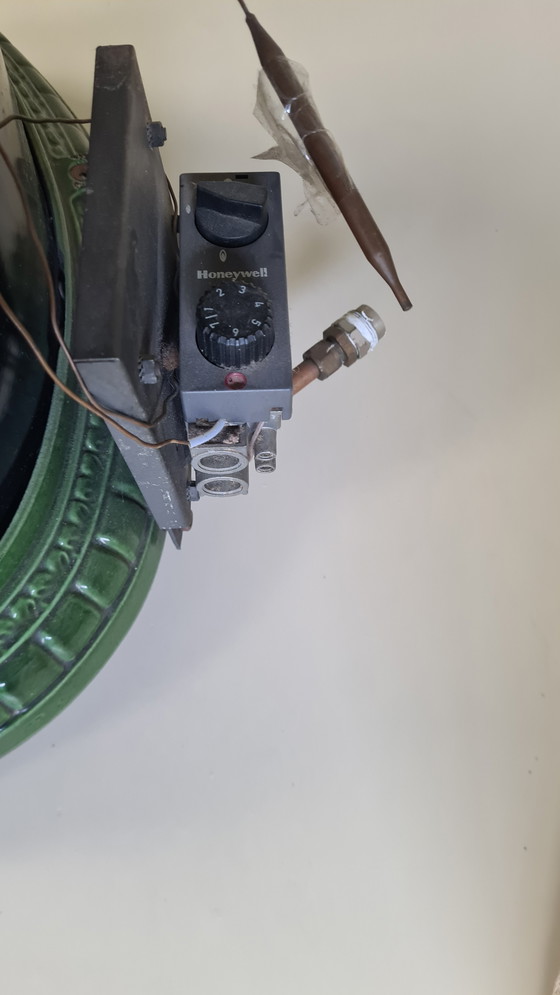 Image 1 of 1 x smeedijzeren godin gaskachel