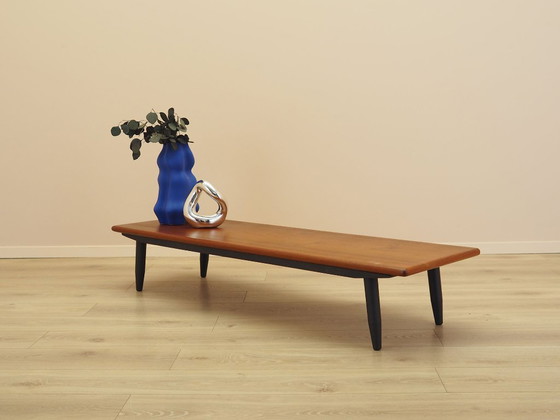 Image 1 of Meuble bas en teck, design danois, années 1970, fabriqué au Danemark