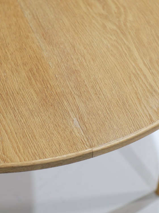 Extendable Dining table Omann Jun 55 oak vintage Danish, Wood, Brown, Mid Century Modern (photo 10 of 15)
