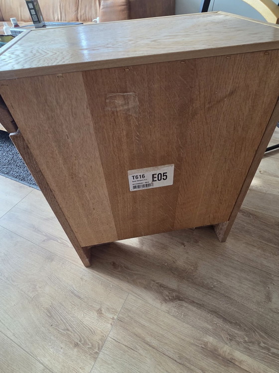 2x Heavy Brutalist Oak Nightstands Karel Mintjens – Wood (photo 10 of 14)