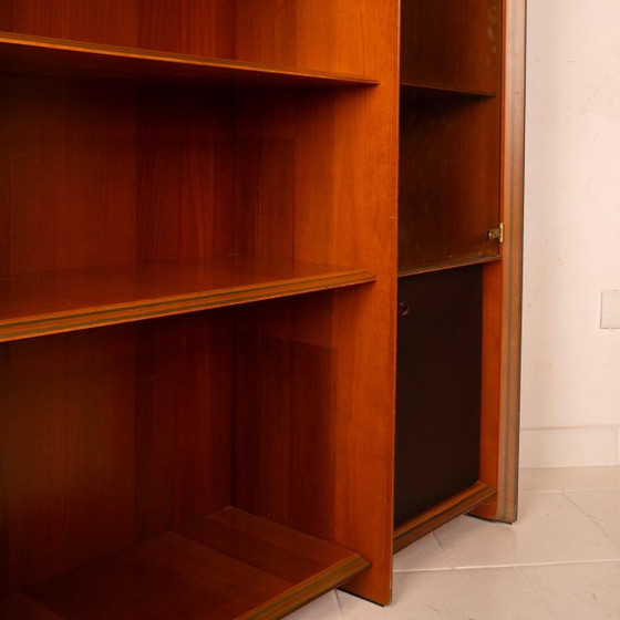 Afra & Tobia Scarpa Artona Librería de Palisandro Mid Century Maxalto 1970 – Leather, Mid Century Modern (photo 14 of 23)