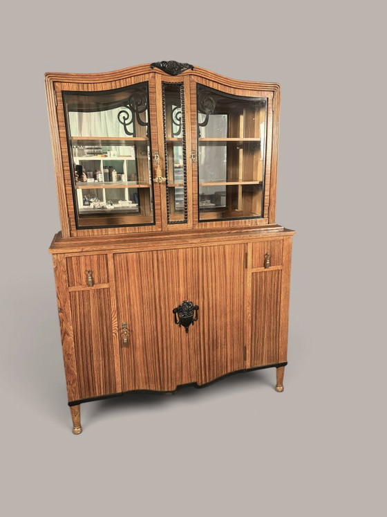 De Coene Frères – complete B.L.M. Zebrano dining room, Courtrai 1927 – De Coene Freres, Sideboard cabinet (photo 3 of 23)