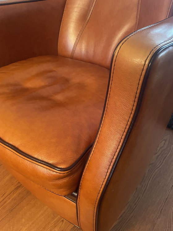 Image 1 of Sessel Agora Low Leder Tabak /1004