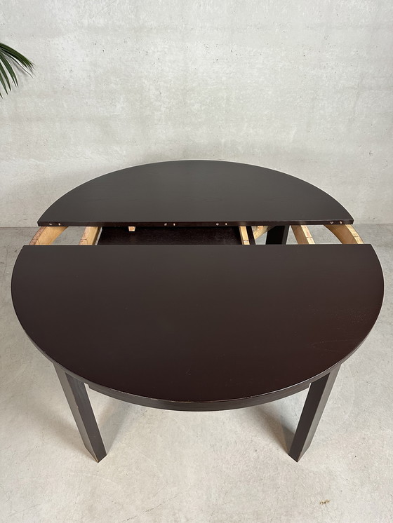 Image 1 of Adjustable vintage dining table (round/oval) - 1970s