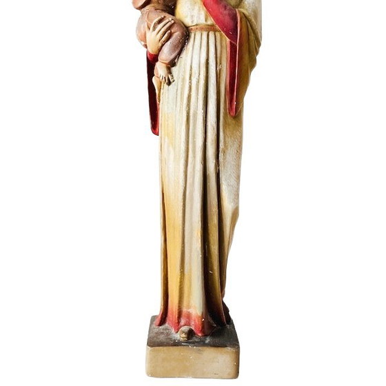 Image 1 of Antique statue of Mary with baby Jesus GLV Gerard Linssen 1910's