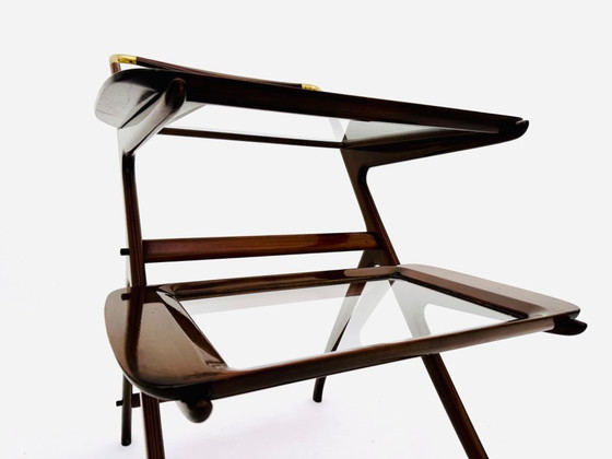 Image 1 of Modell 65 Servierwagen von Ico & Luisa Parisi für Angelo De Baggis – Italien, 1950er Jahre