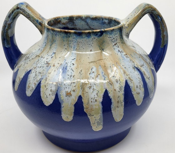 Image 1 of Bleu France 1940 ceramic "Alpho" vases