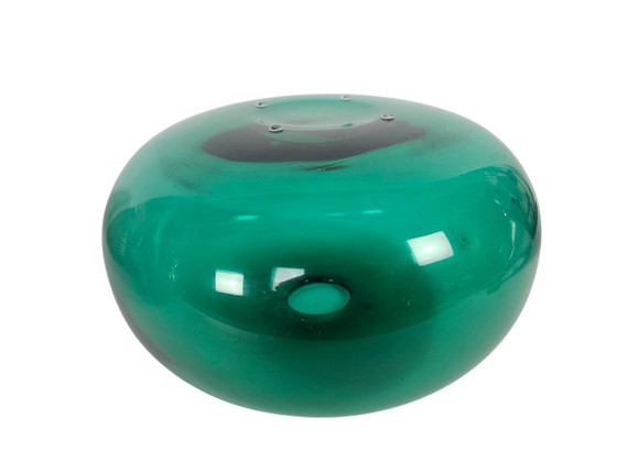 IKEA Stockholm Vase - Design Maria Vinka - Emerald Green - 'Donut' - Sweden - 1999 – Glass (photo 3 of 7)