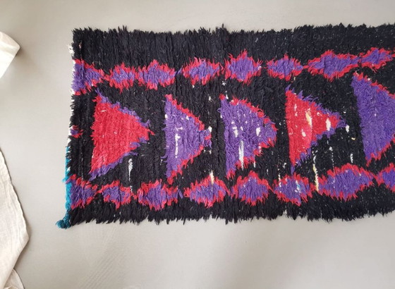 Image 1 of Loper Boucherouite 370x66 Handgemaakt