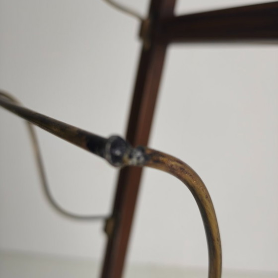 Image 1 of English antique revolving newspaper and book stand