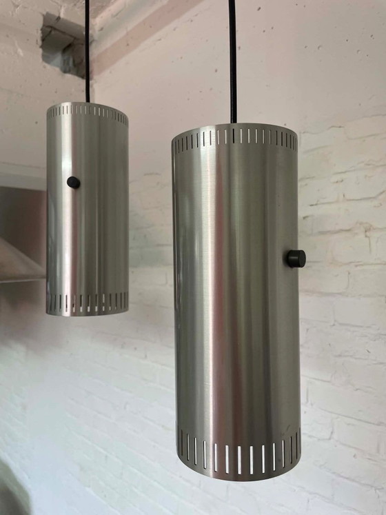 Image 1 of Paire de pendentifs « Trombone » des années 1960 conçus par Jo Hammerborg pour Fog et Mørup