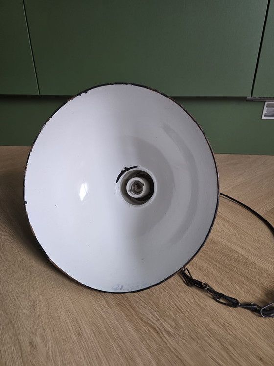 Image 1 of 2 lampade industriali da fabbrica della DDR