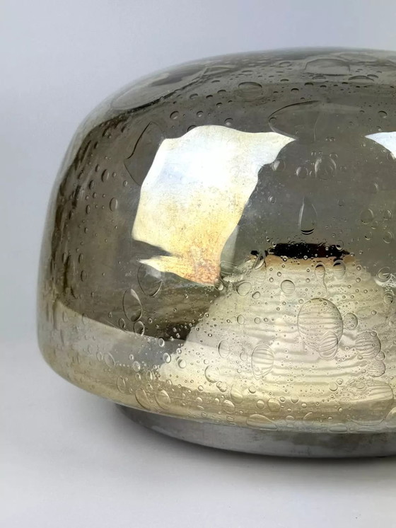 Image 1 of 60s 70s plafondlamp Plafoniere Flush Mount Böhmer Leuchten Duitsland Glas