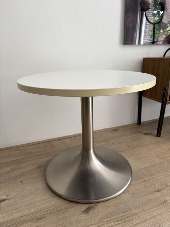 Image 1 of Space Age Tulip Side Table Vintage 70s Retro 