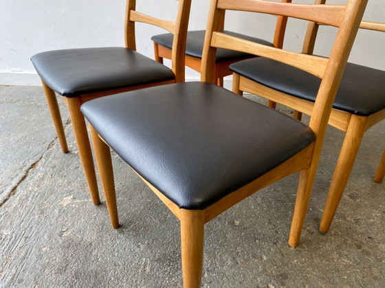 Image 1 of Satz von 4 Mid Century 1970's Esszimmerstühlen von Schreiber Furniture