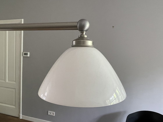 Image 1 of Art Deco - Gispen table à manger lampe suspendue avec 3 lampes