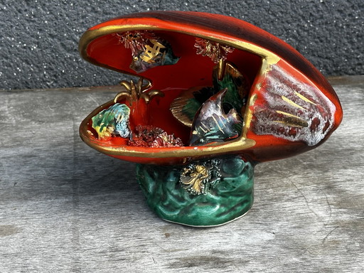 lampe coquillage vallauris années 70