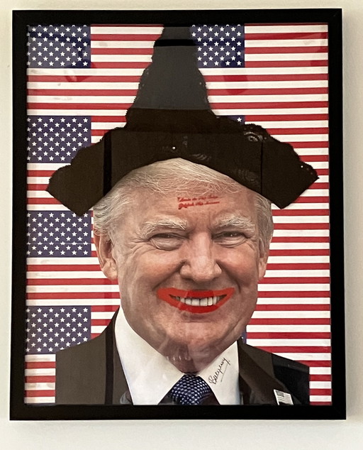 Mixed media - "Trump" - Jan Bucquoy - 2016