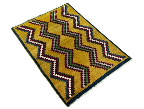 Image 1 of Handgeknüpfter Gabbeh Nomaden-Teppich – 97 x 73 cm 