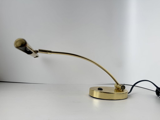Brass Piano Lamp / Table Lamp / Desk Lamp Color Gold Various Positions. – tafellampen, Metal (photo 2 of 14)