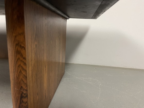 Image 1 of Artistic Brutalist Brass-Etched Coffee Table in the Style of Bernhard Rohne, Germany, 1960s. Ref.: CT1001