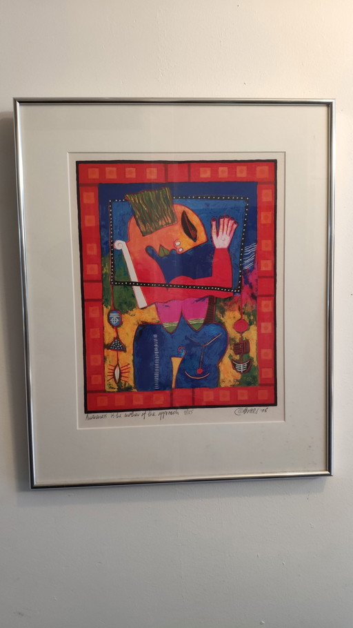 Clemens Briels - Awareness is the mother of the approuch Siebdruck 4/125