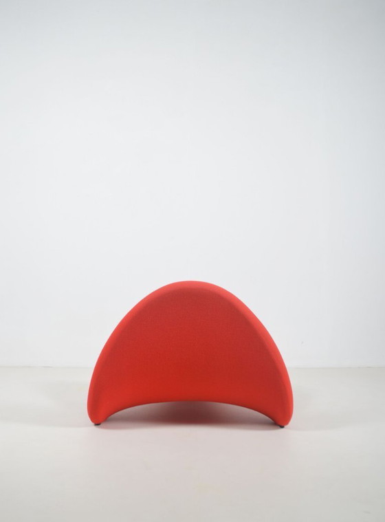 Image 1 of Red F577 Tongue designed by Pierre Paulin for Artifort