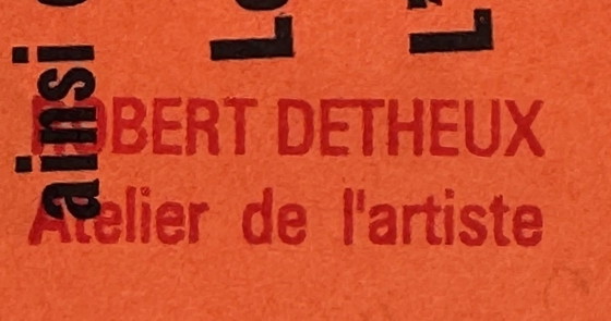 Image 1 of Raro cuadro de Robert Detheux de 1961