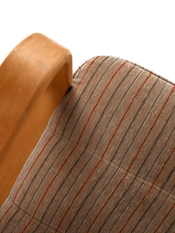 Image 1 of Een paar Zweedse Ire Möbler fauteuils van gebogen beukenhout, jaren 60.