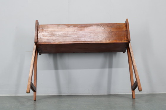 Image 1 of Soporte para jardinera de pino de la década de 1960, Dinamarca