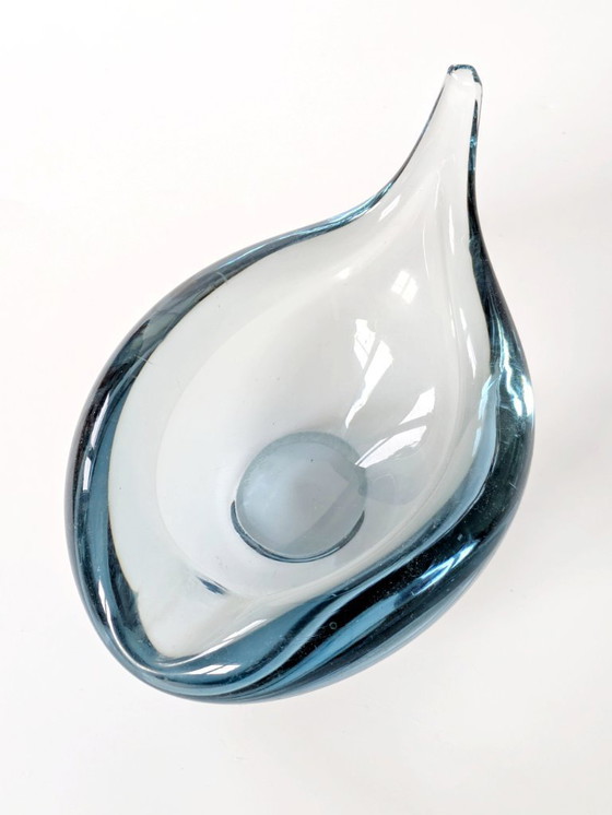 Image 1 of Bol en verre Holmegaard AKVA du milieu du siècle par Per Lütken signé