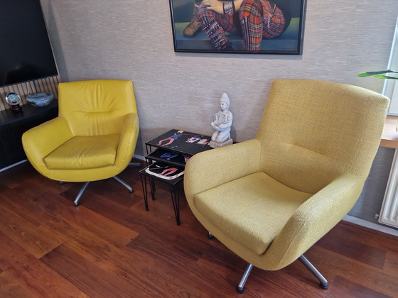 Image 1 of Ensemble de fauteuils en cuir/tissu ou vendus séparément