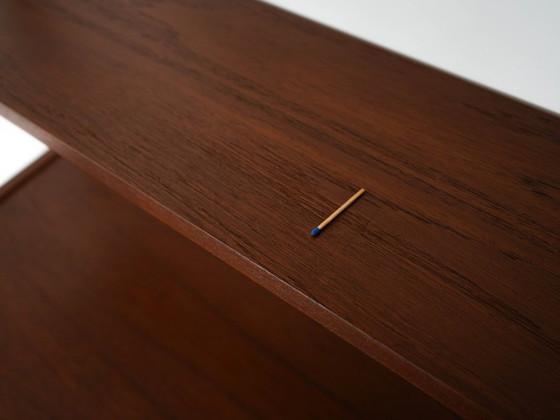 Image 1 of Teak wall unit PS System, Danish design, 1960s, manufactured by Randers Møbelfabrik