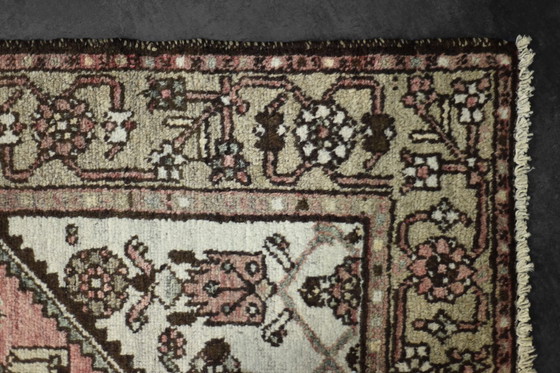 Image 1 of Vintage Hand-Woven Middle Eastern Oriental Hamadan Rug, 1960s