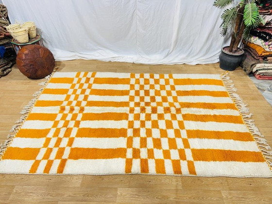 Tapis En Laine Pure Fait Main Traditionnelle Taille 250/350 Cm – Aime Té, Wool (photo 2 of 7)